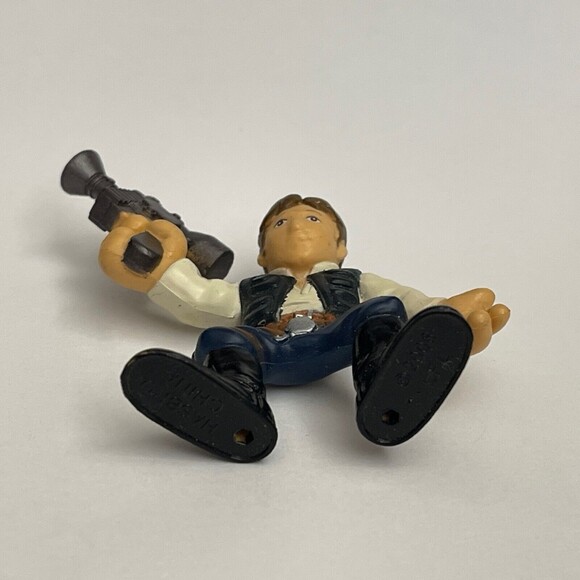 Hasbro LFL Star Wars Han Solo Galactic Heroes 2006 Figure 2" Tall - Picture 6 of 6